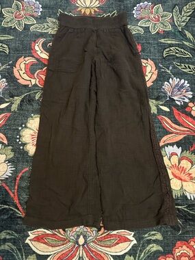 🤎 Aerie Flowy Wide Leg Pants Sz M